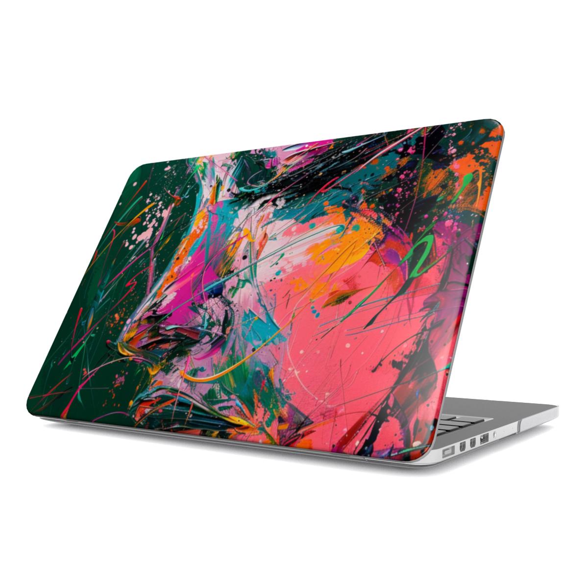 Abstract Portrait MacBook Case