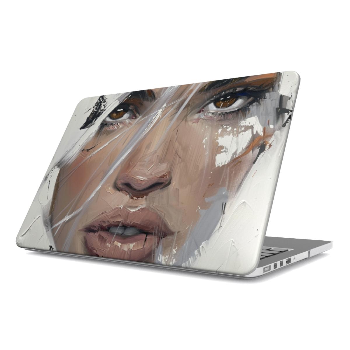 Abstract Portrait MacBook Case