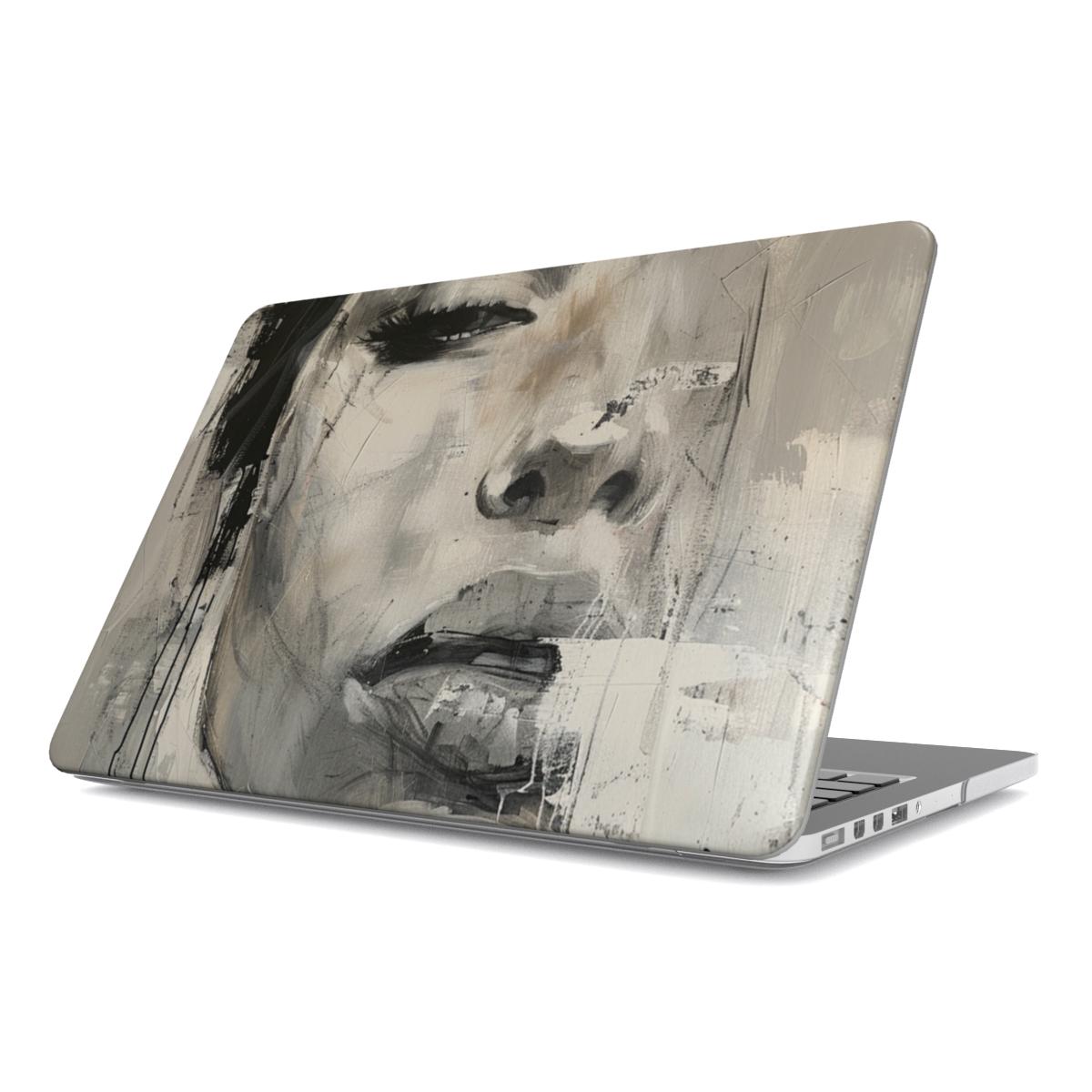 Abstract Portrait MacBook Case