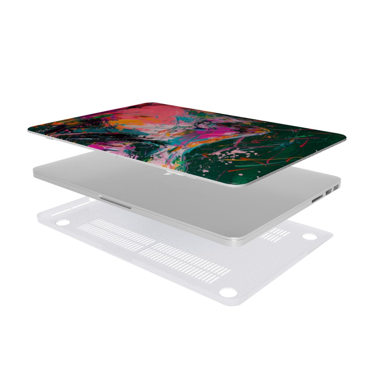 Abstract Portrait MacBook Case