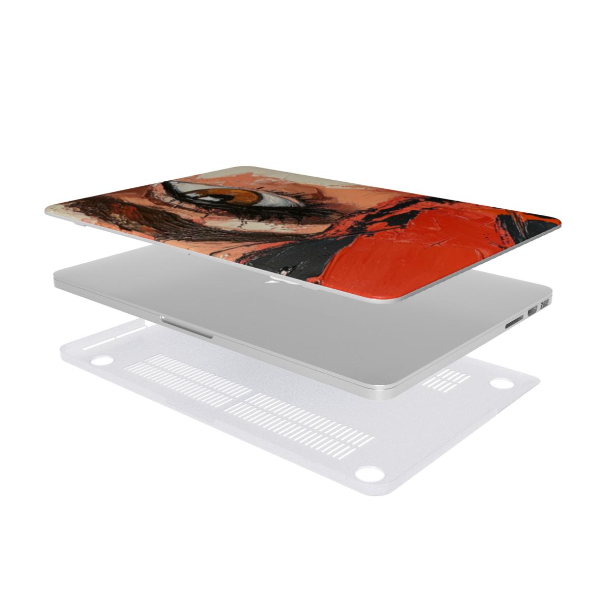 Abstract Portrait MacBook Case