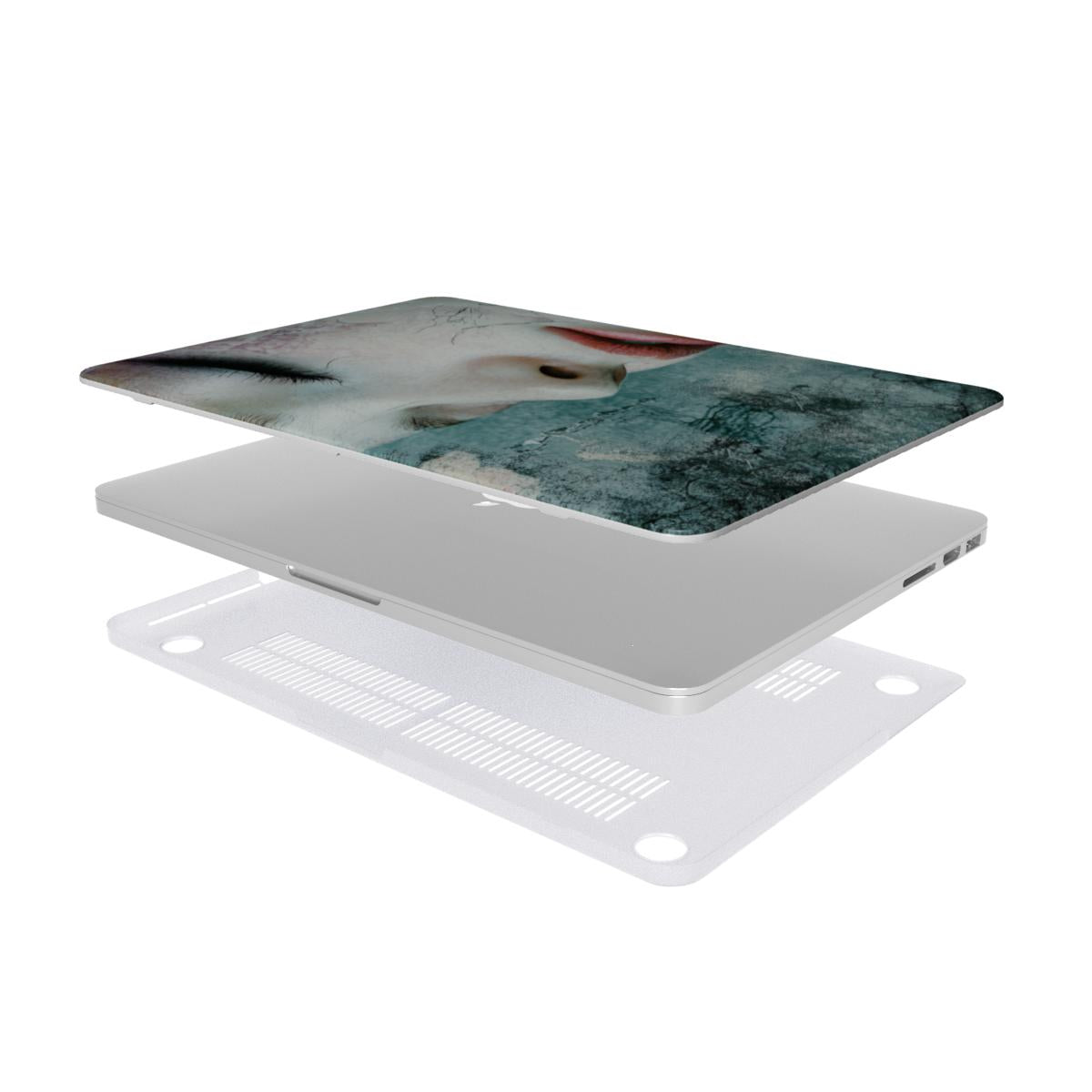 Abstract Portrait MacBook Case