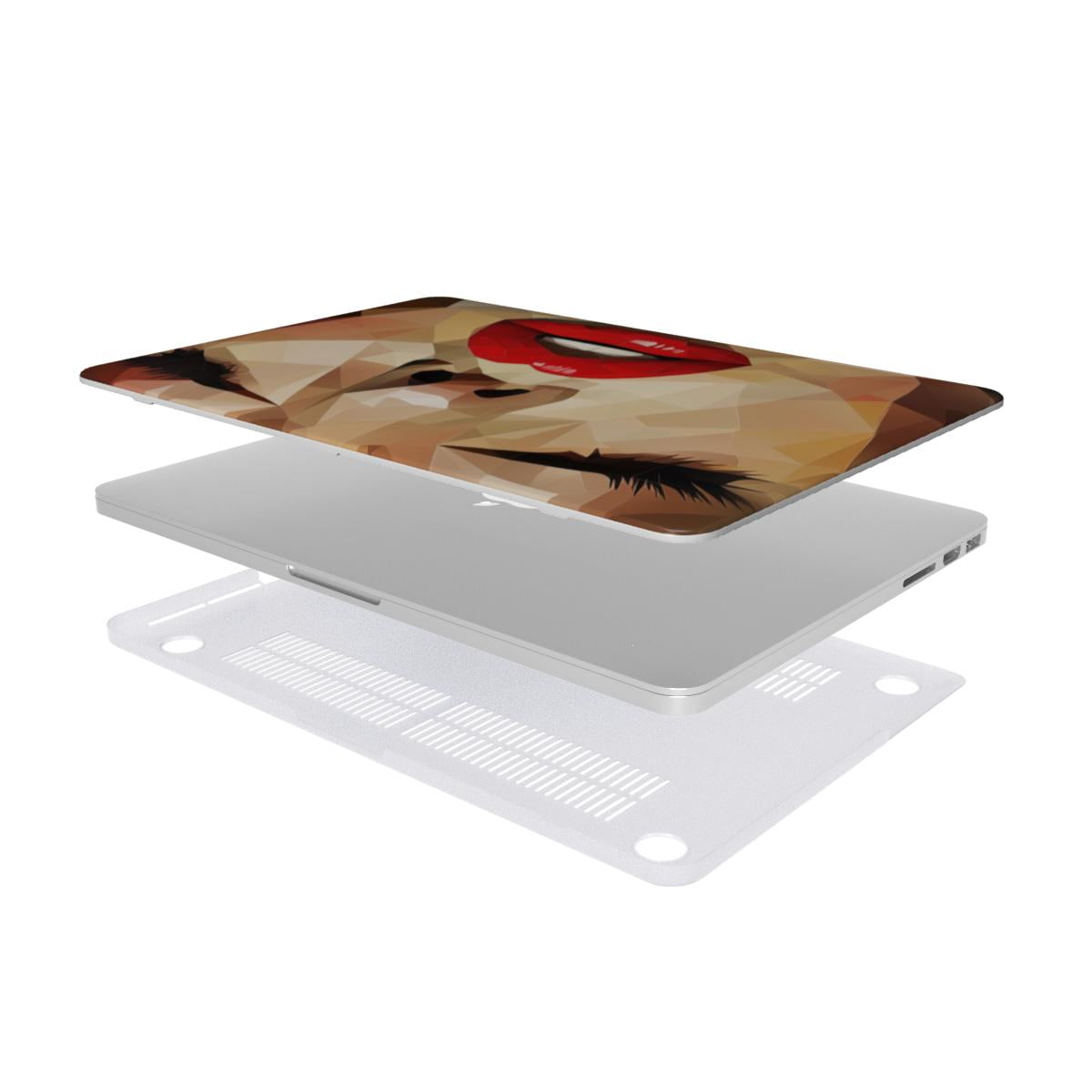 Abstract Portrait MacBook Case