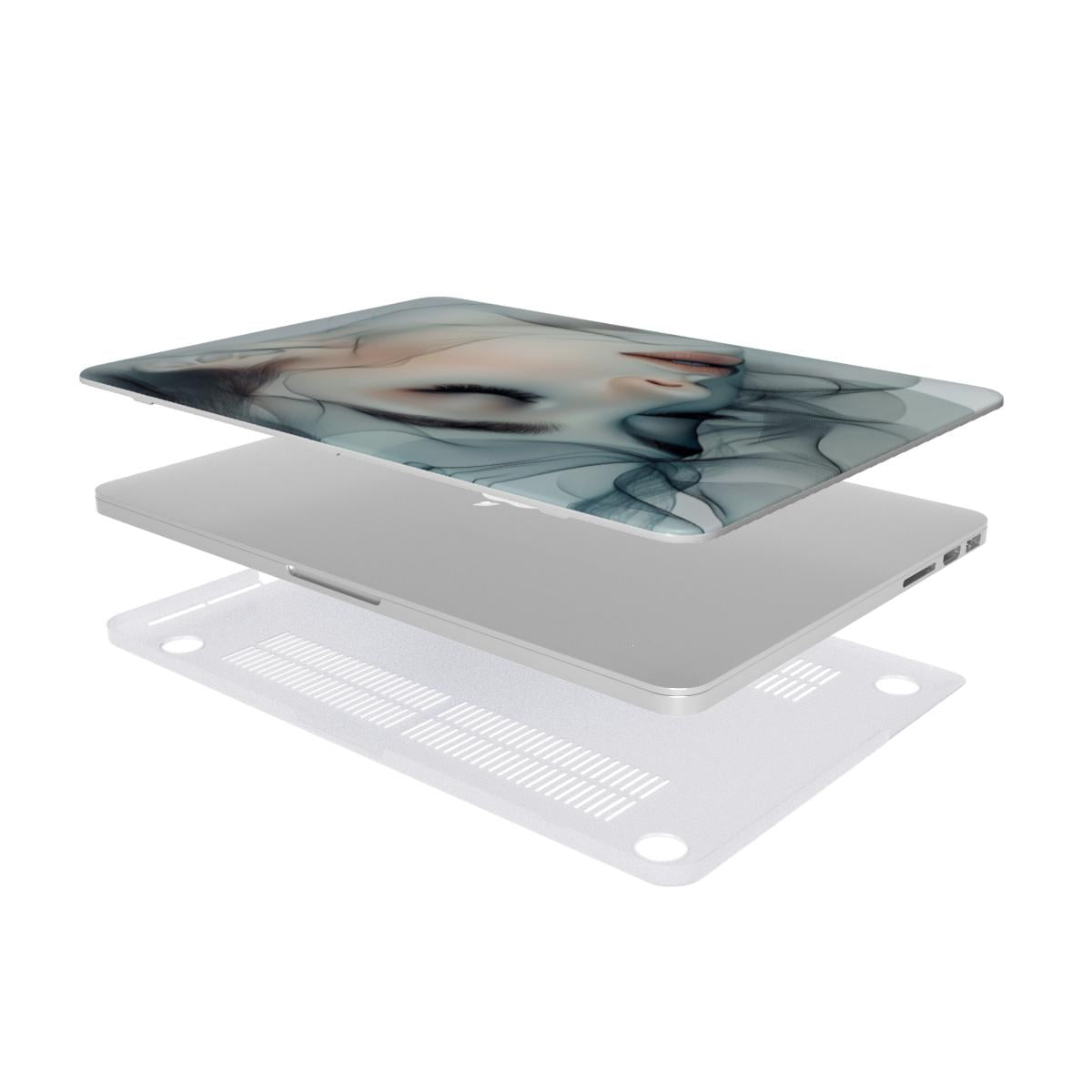 Abstract Portrait MacBook Case