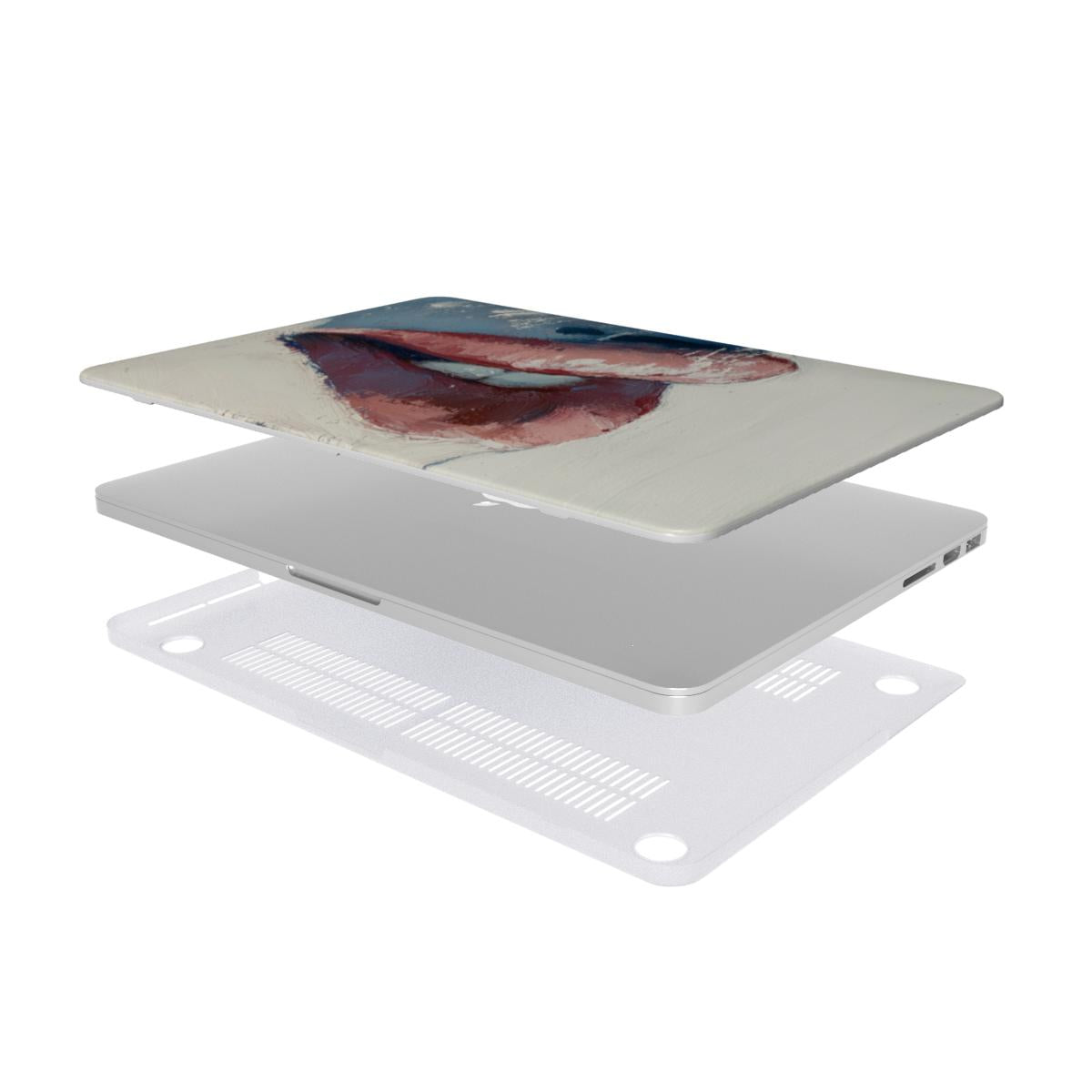 Abstract Portrait MacBook Case