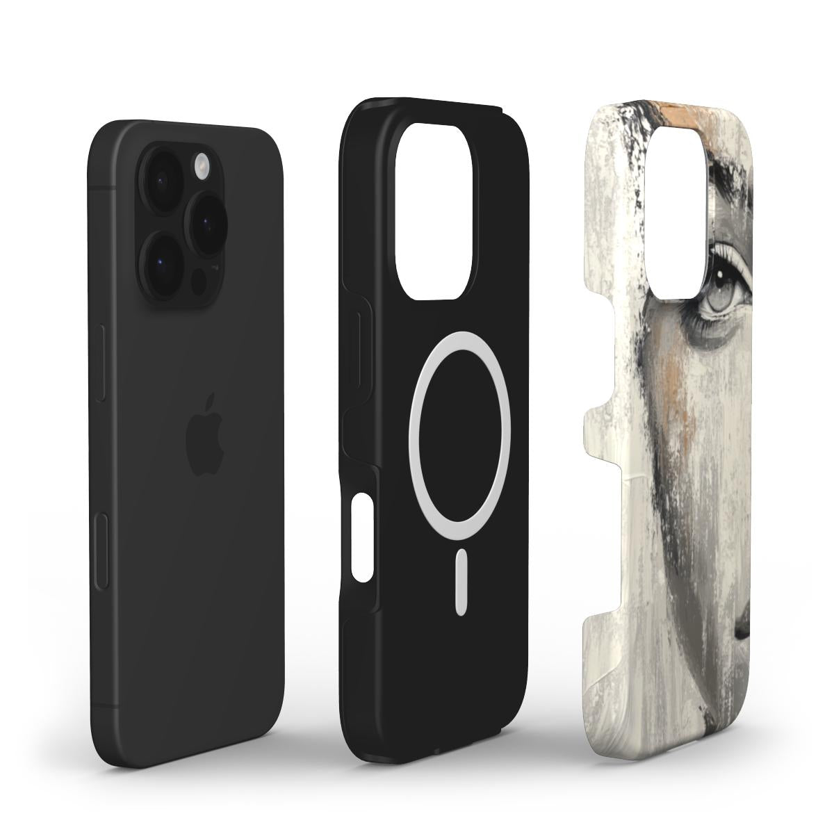 Abstract Portrait iPhone Case (MagSafe)