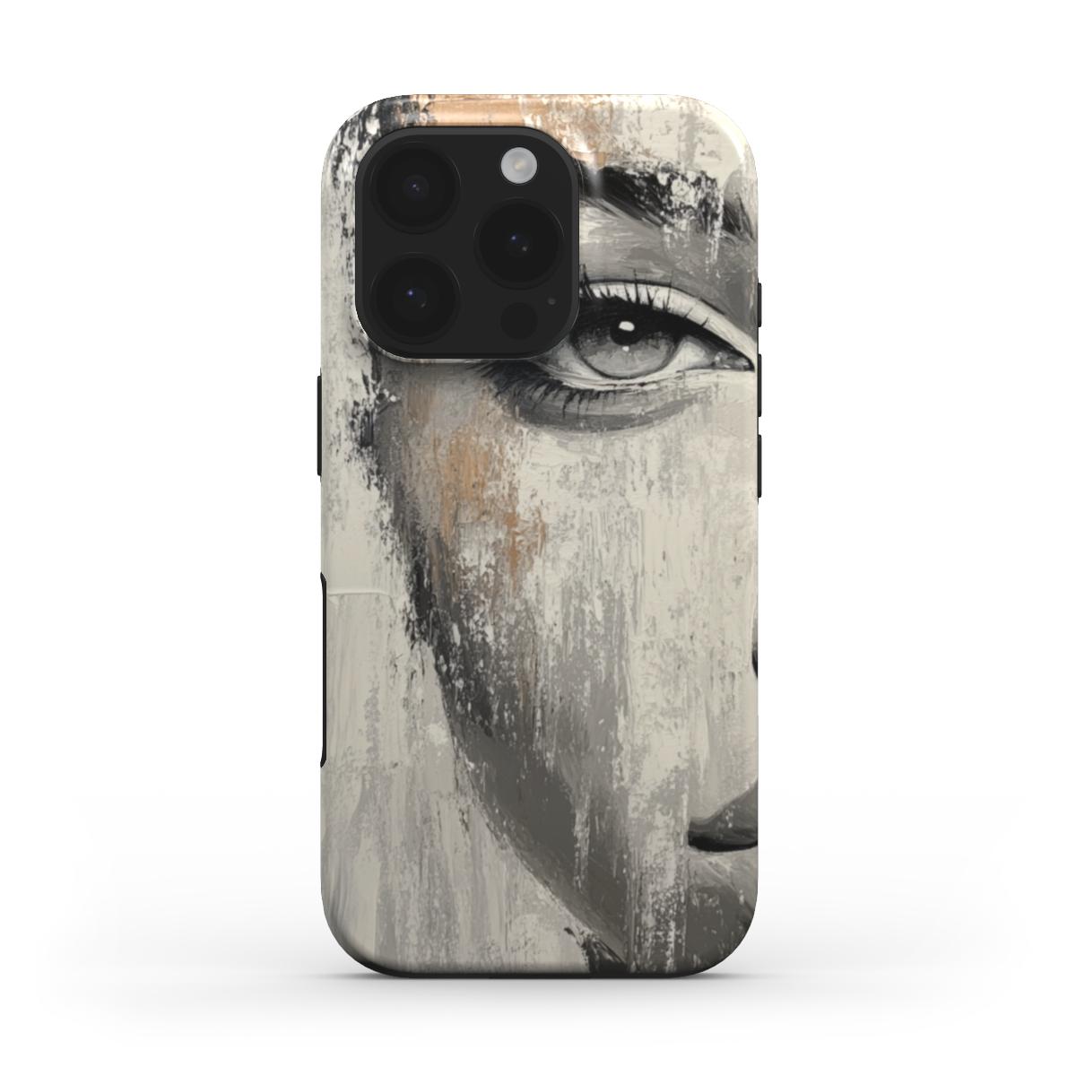 Abstract Portrait iPhone Case (MagSafe)