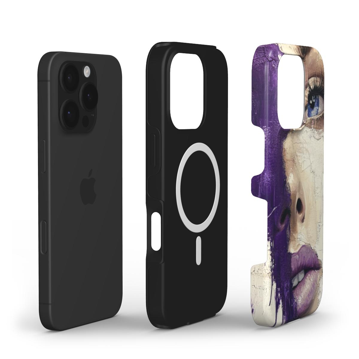 Abstract Portrait iPhone Case (MagSafe)