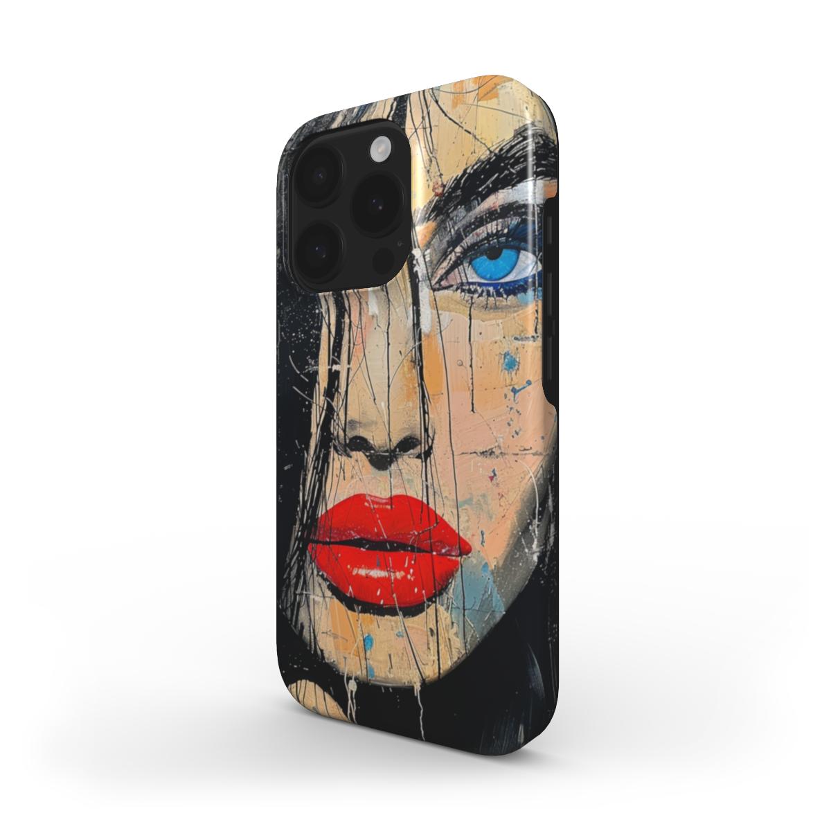 Abstract Portrait iPhone Case (MagSafe)