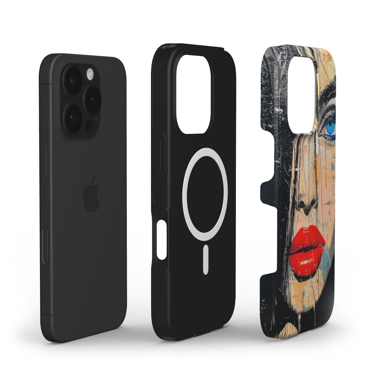 Abstract Portrait iPhone Case (MagSafe)