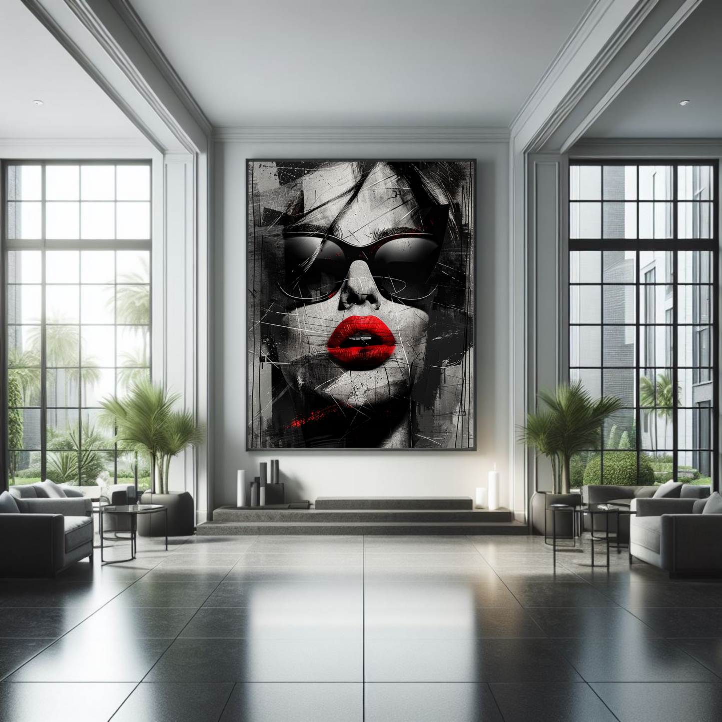 Abstract Portrait Canvas