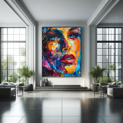 Abstract Portrait Canvas