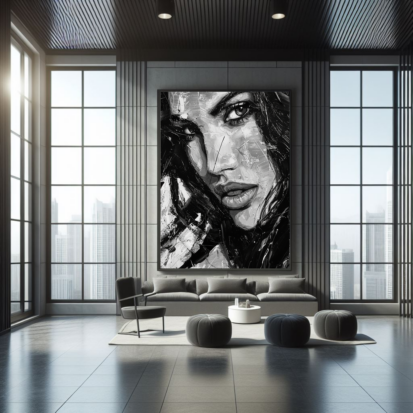 Abstract Portrait Canvas