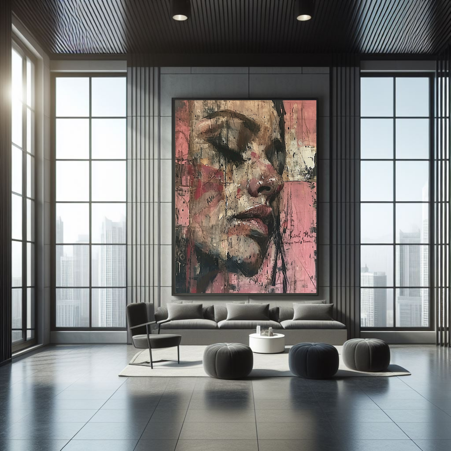 Abstract Portrait Canvas