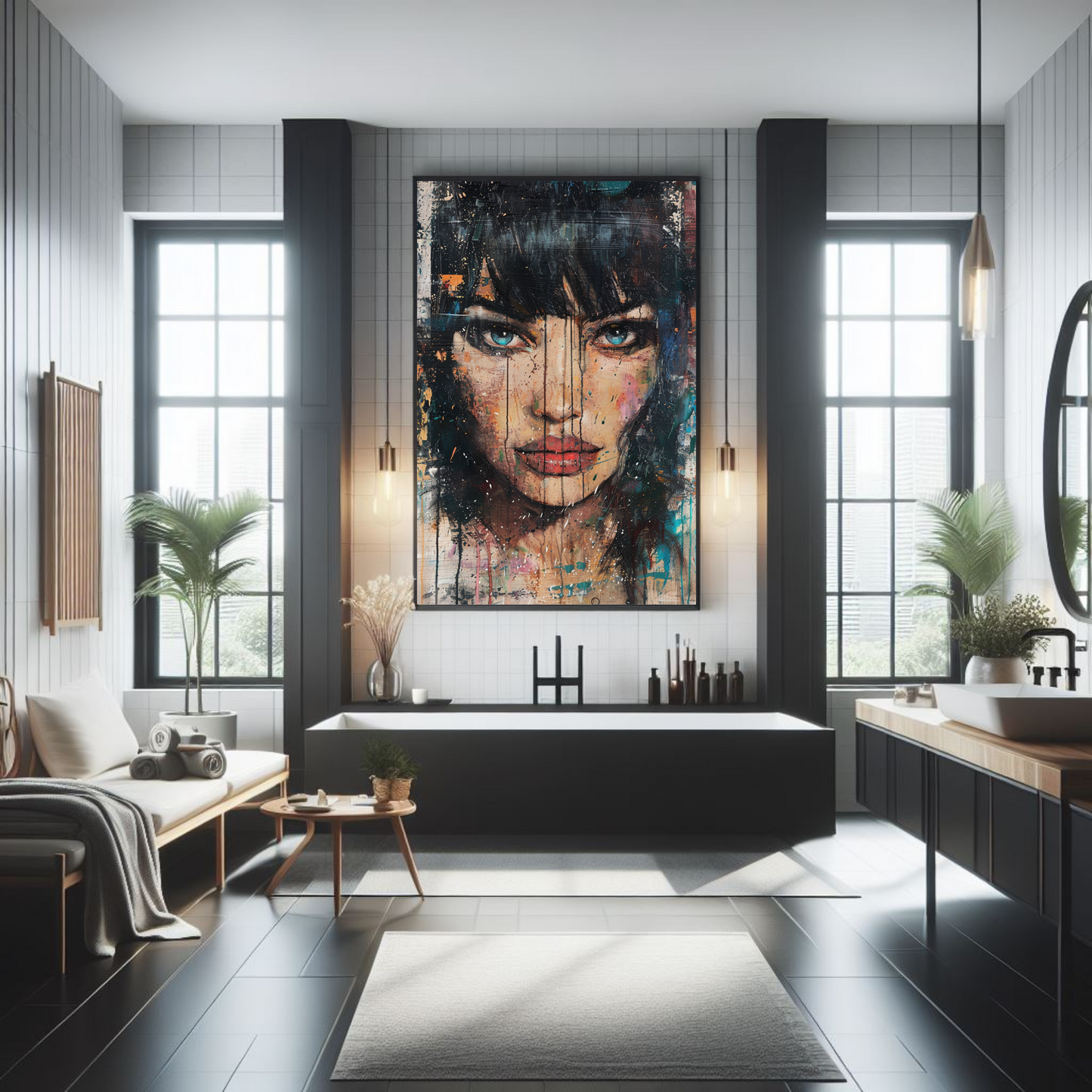 Abstract Portrait Canvas