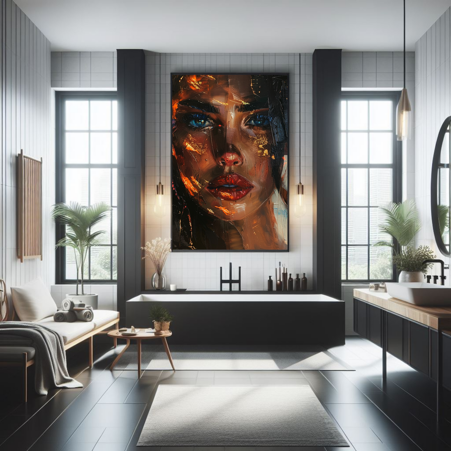 Abstract Portrait Canvas