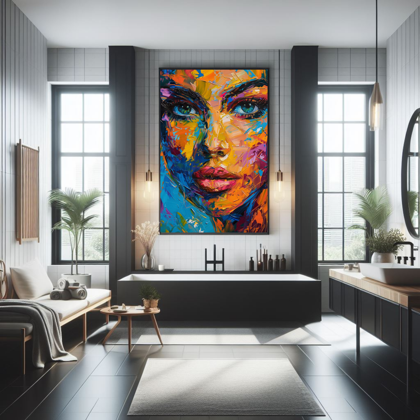 Abstract Portrait Canvas