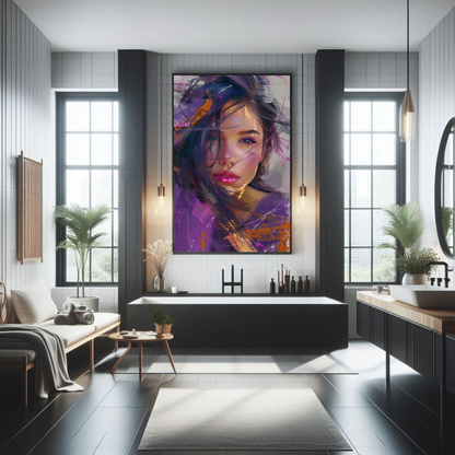 Abstract Portrait Canvas