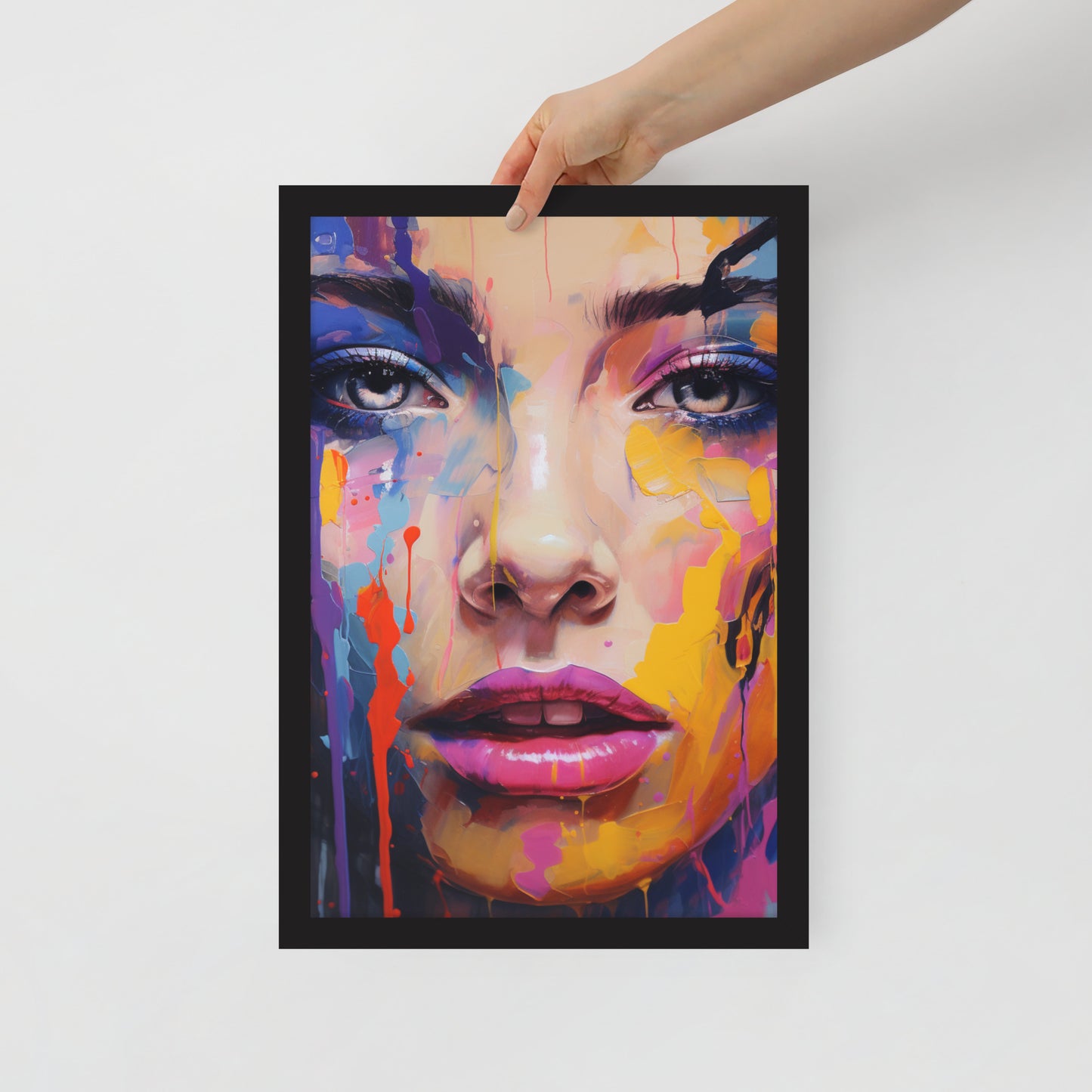 Abstract Portrait Framed Poster