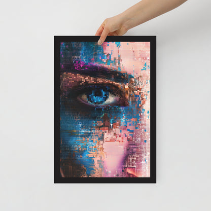 Abstract Portrait Framed Poster