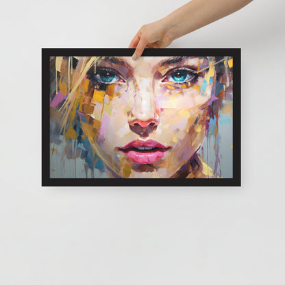 Abstract Portrait Framed Poster