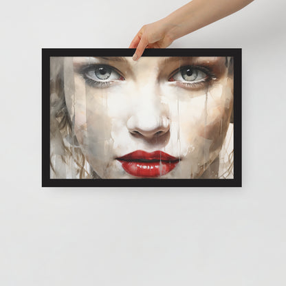 Abstract Portrait Framed Poster