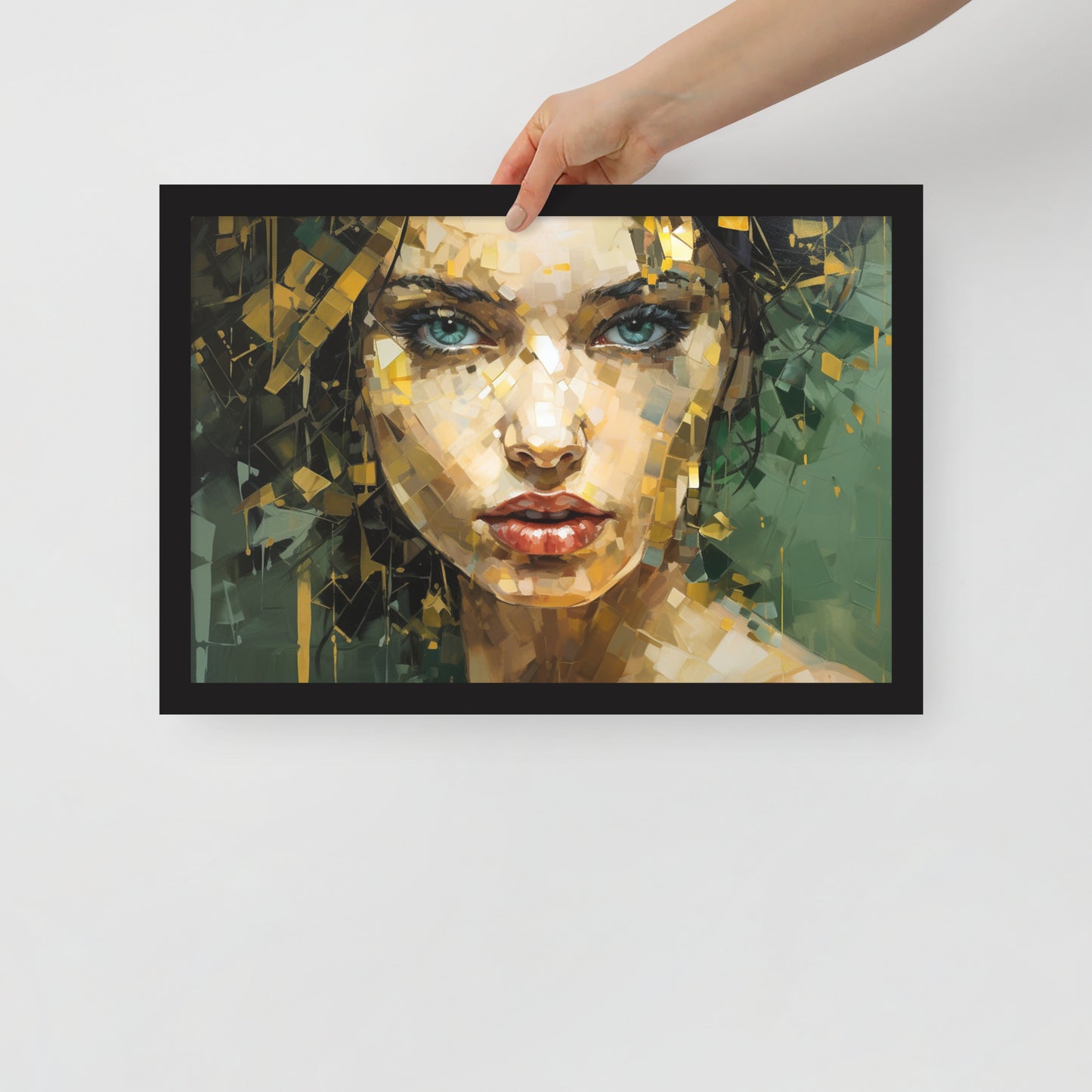 Abstract Portrait Framed Poster