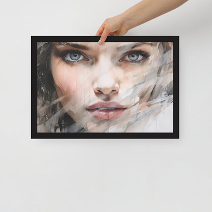 Abstract Portrait Framed Poster