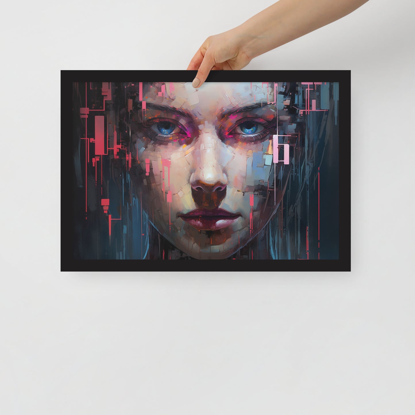 Abstract Portrait Framed Poster