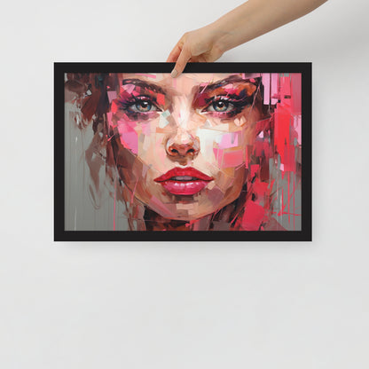 Abstract Portrait Framed Poster