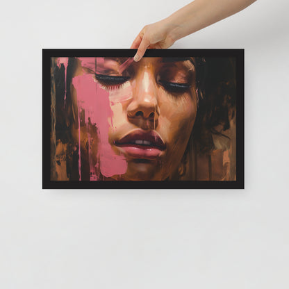 Abstract Portrait Framed Poster