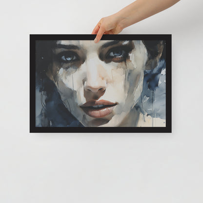 Abstract Portrait Framed Poster