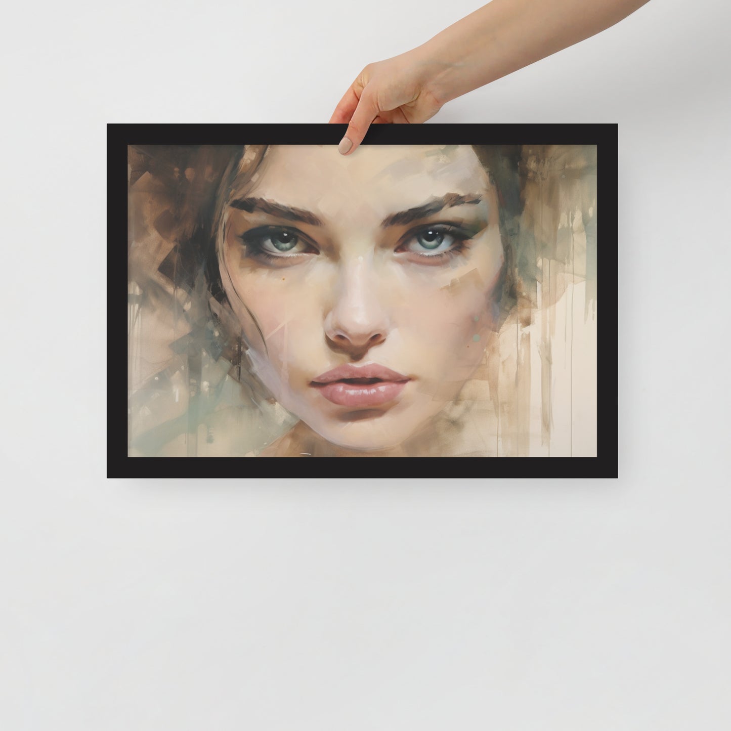 Abstract Portrait Framed Poster