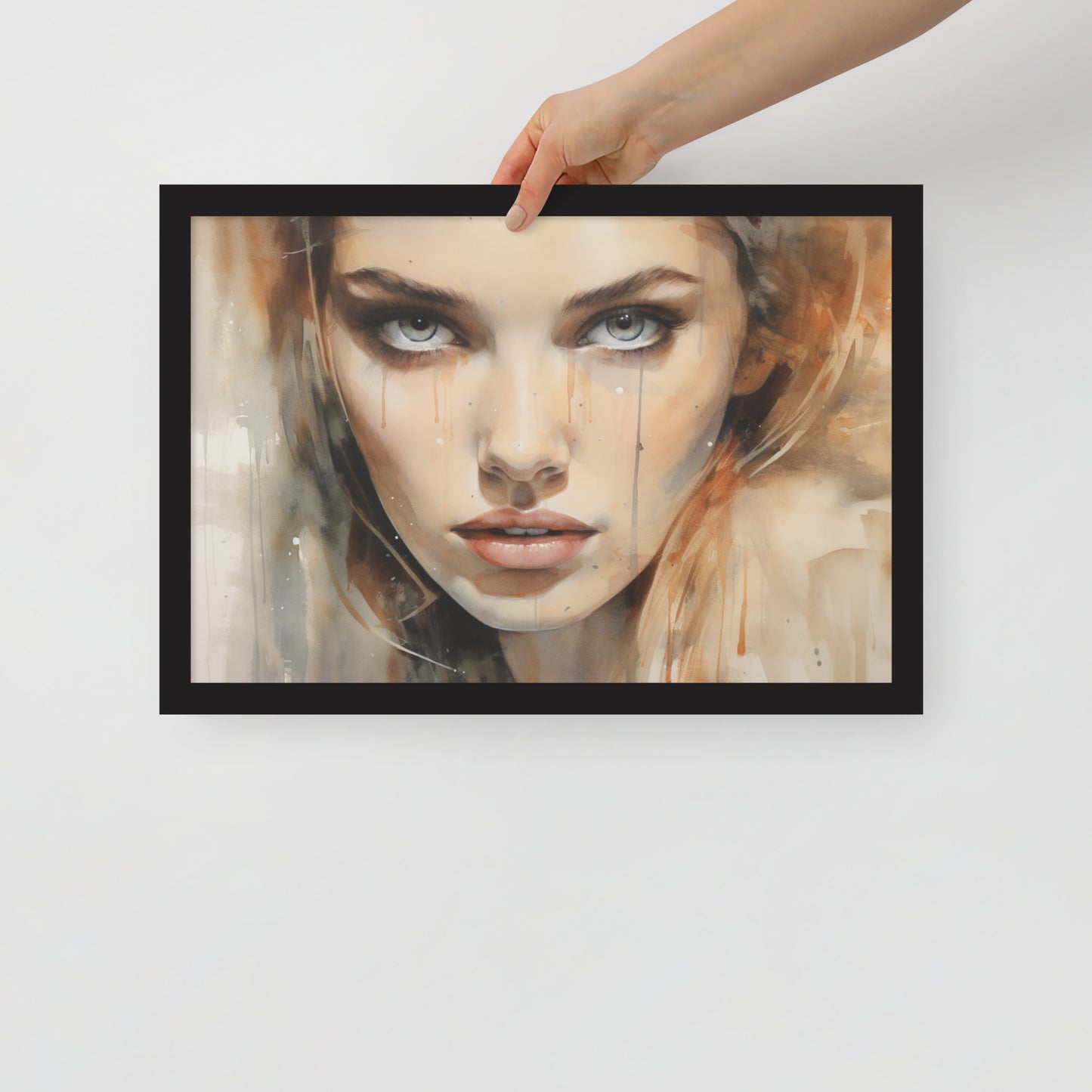 Abstract Portrait Framed Poster