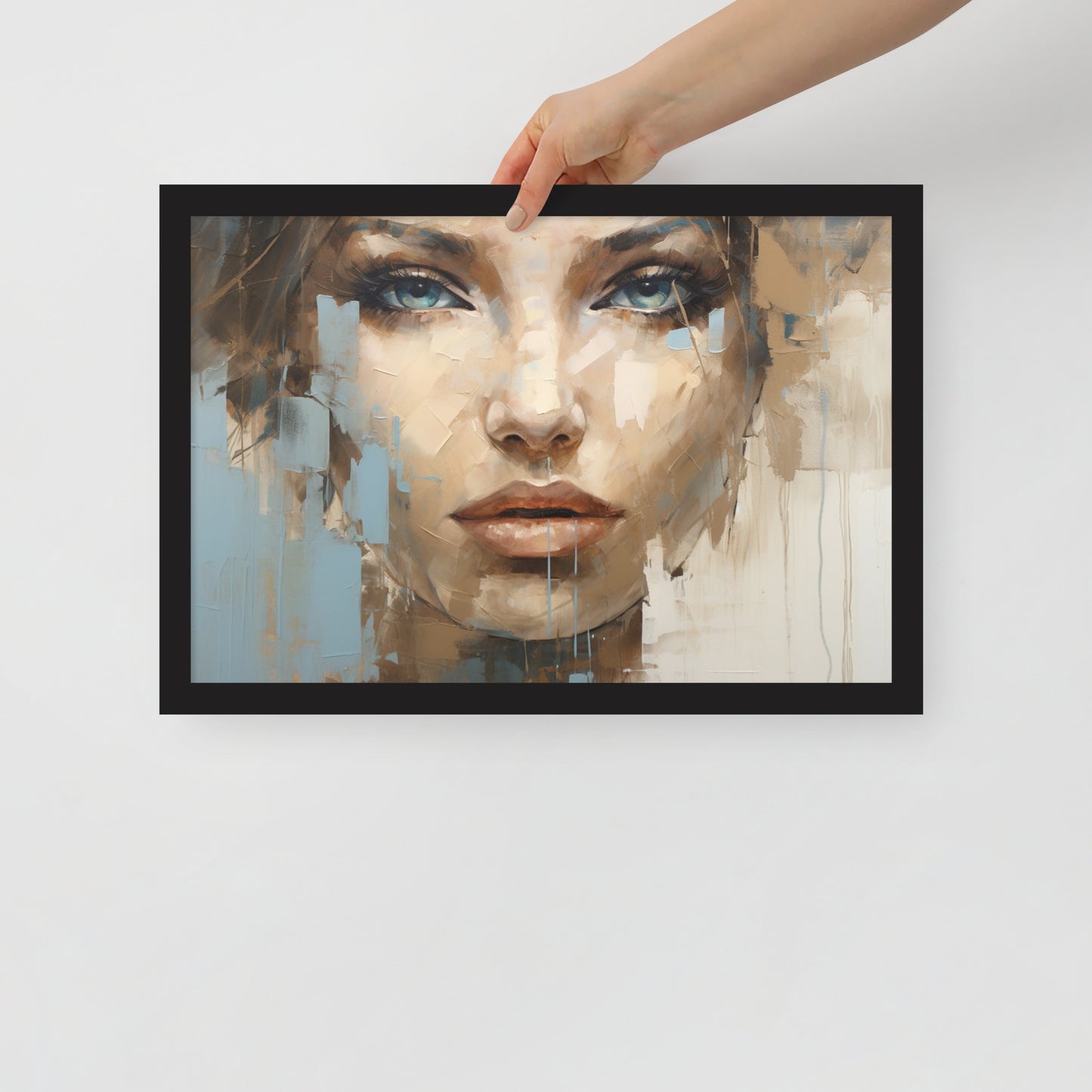 Abstract Portrait Framed Poster