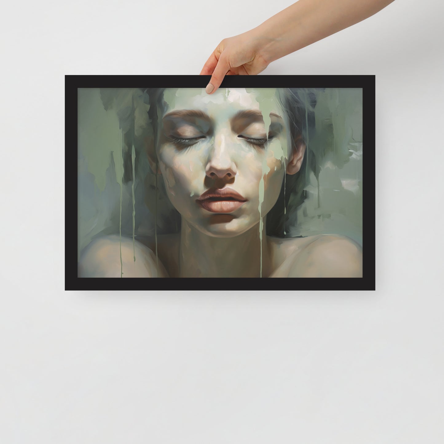 Abstract Portrait Framed Poster