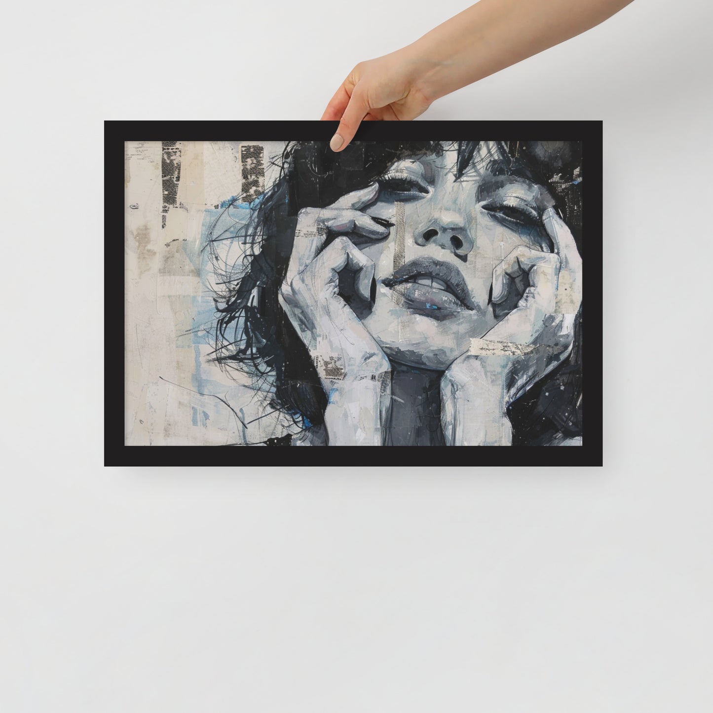 Abstract Portrait Framed Poster