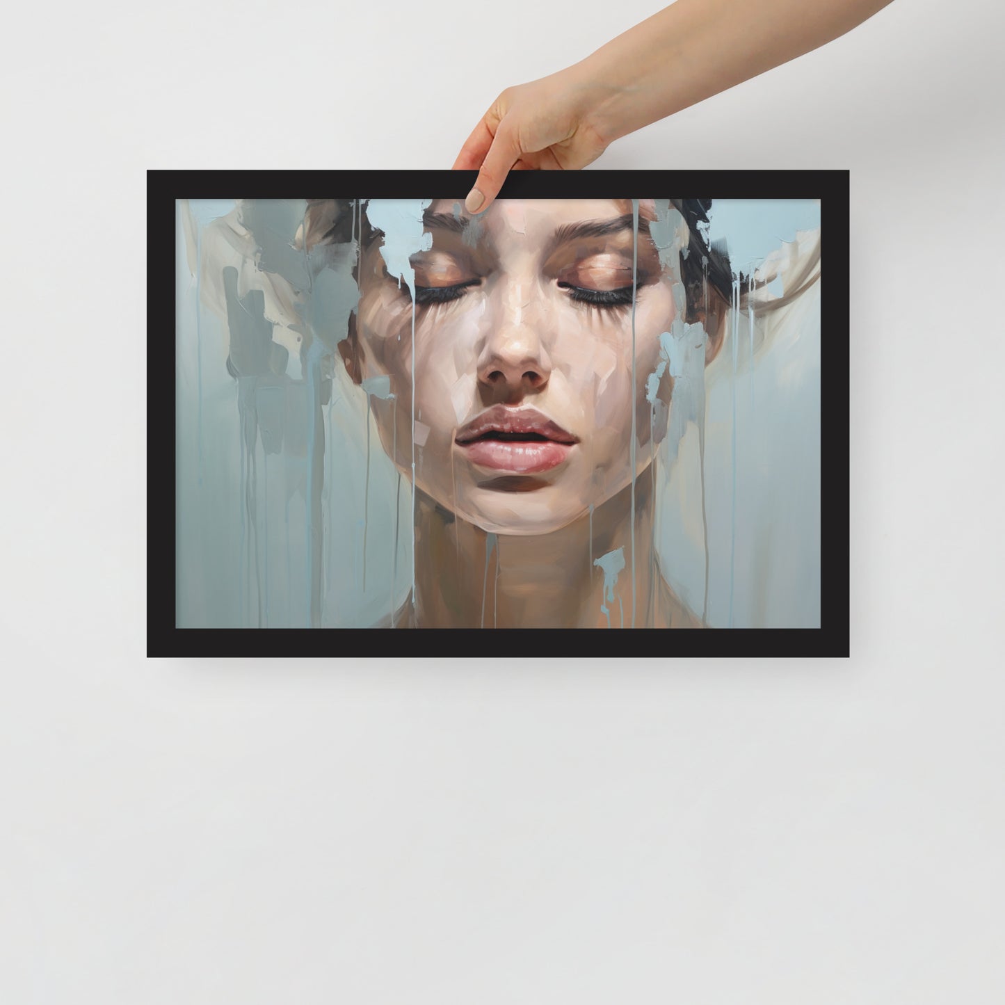 Abstract Portrait Framed Poster