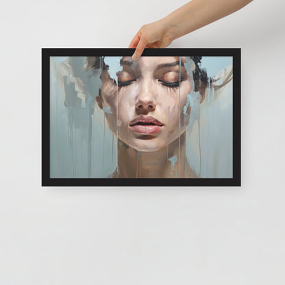 Abstract Portrait Framed Poster