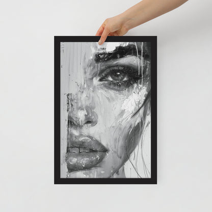 Abstract Portrait Framed Poster