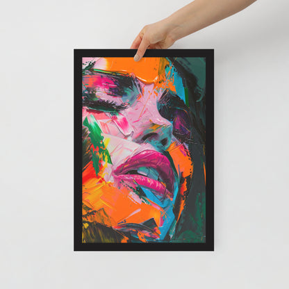 Abstract Portrait Framed Poster