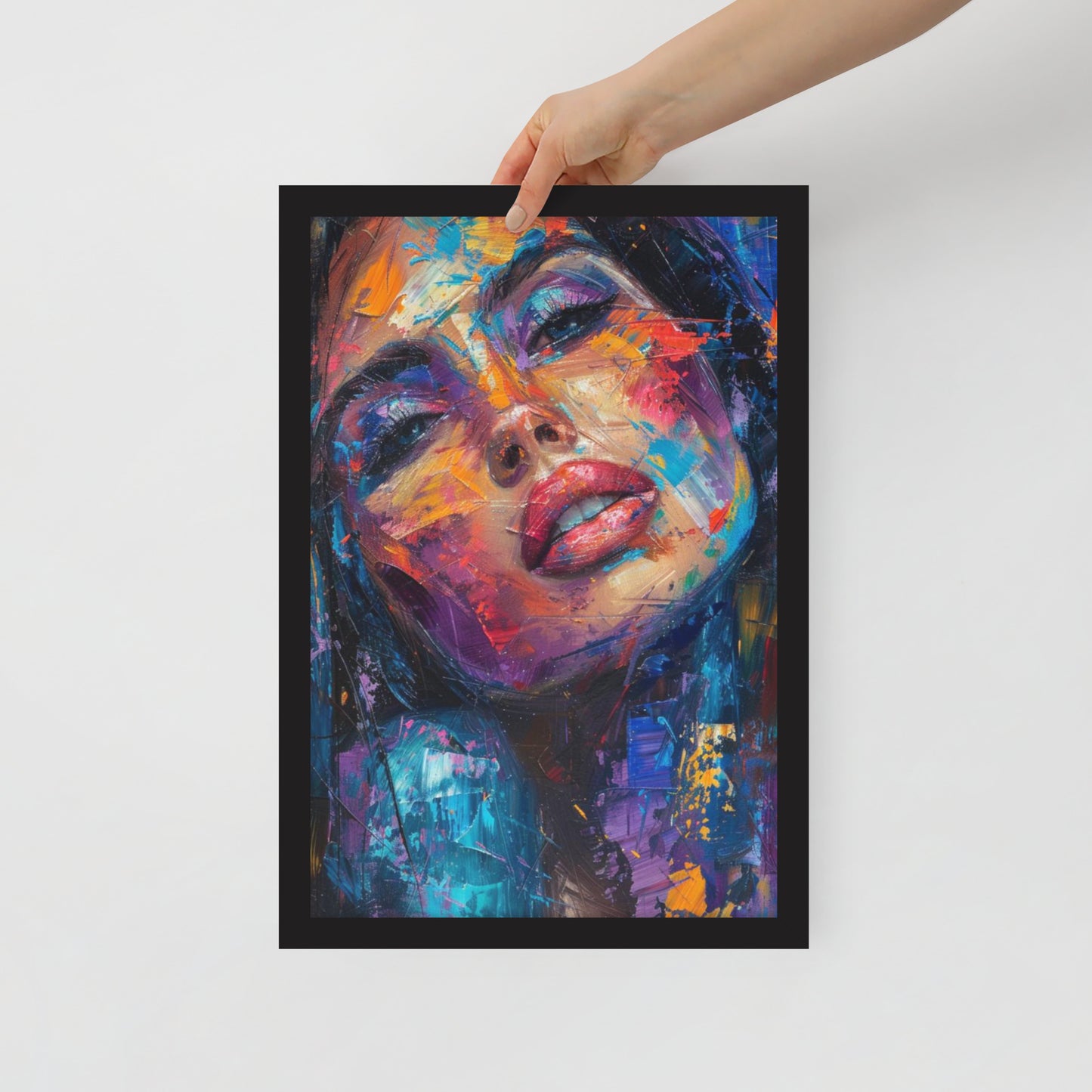 Abstract Portrait Framed Poster