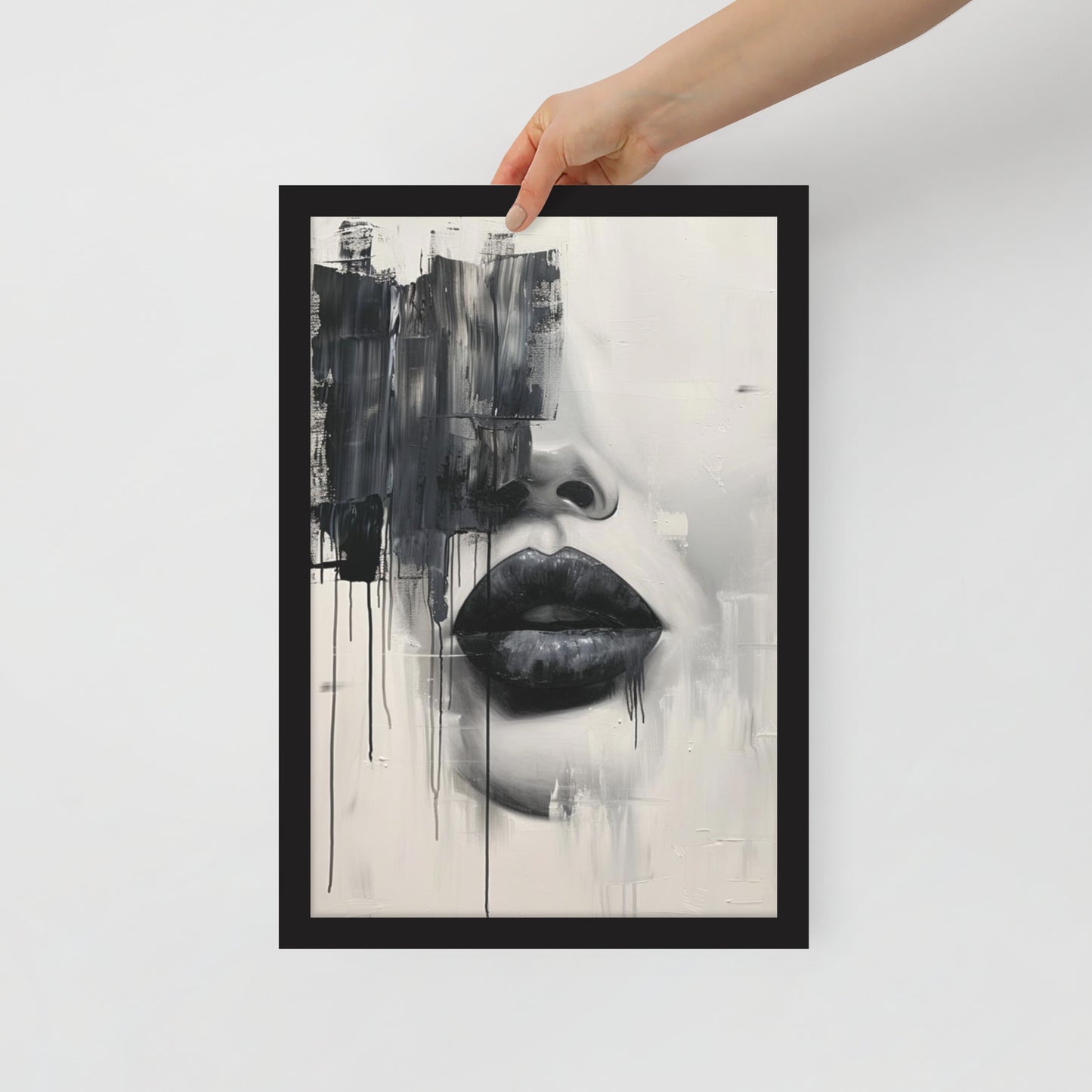 Abstract Portrait Framed Poster