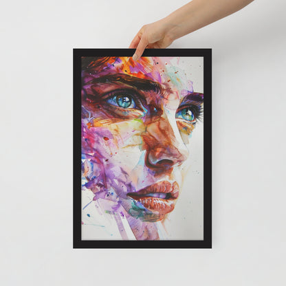 Abstract Portrait Framed Poster