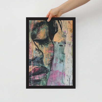 Abstract Portrait Framed Poster