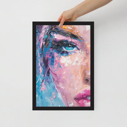 Abstract Portrait Framed Poster