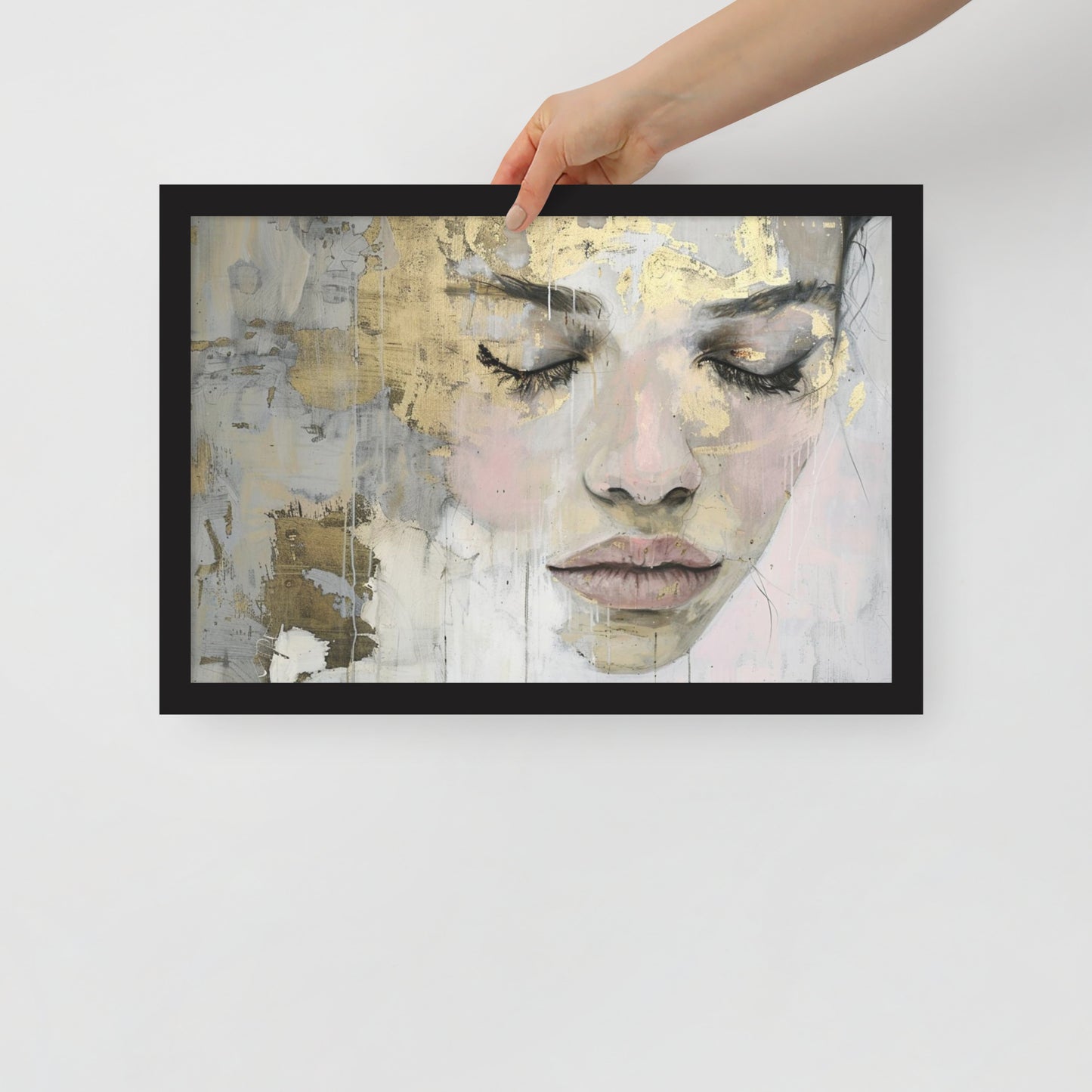 Abstract Portrait Framed Poster