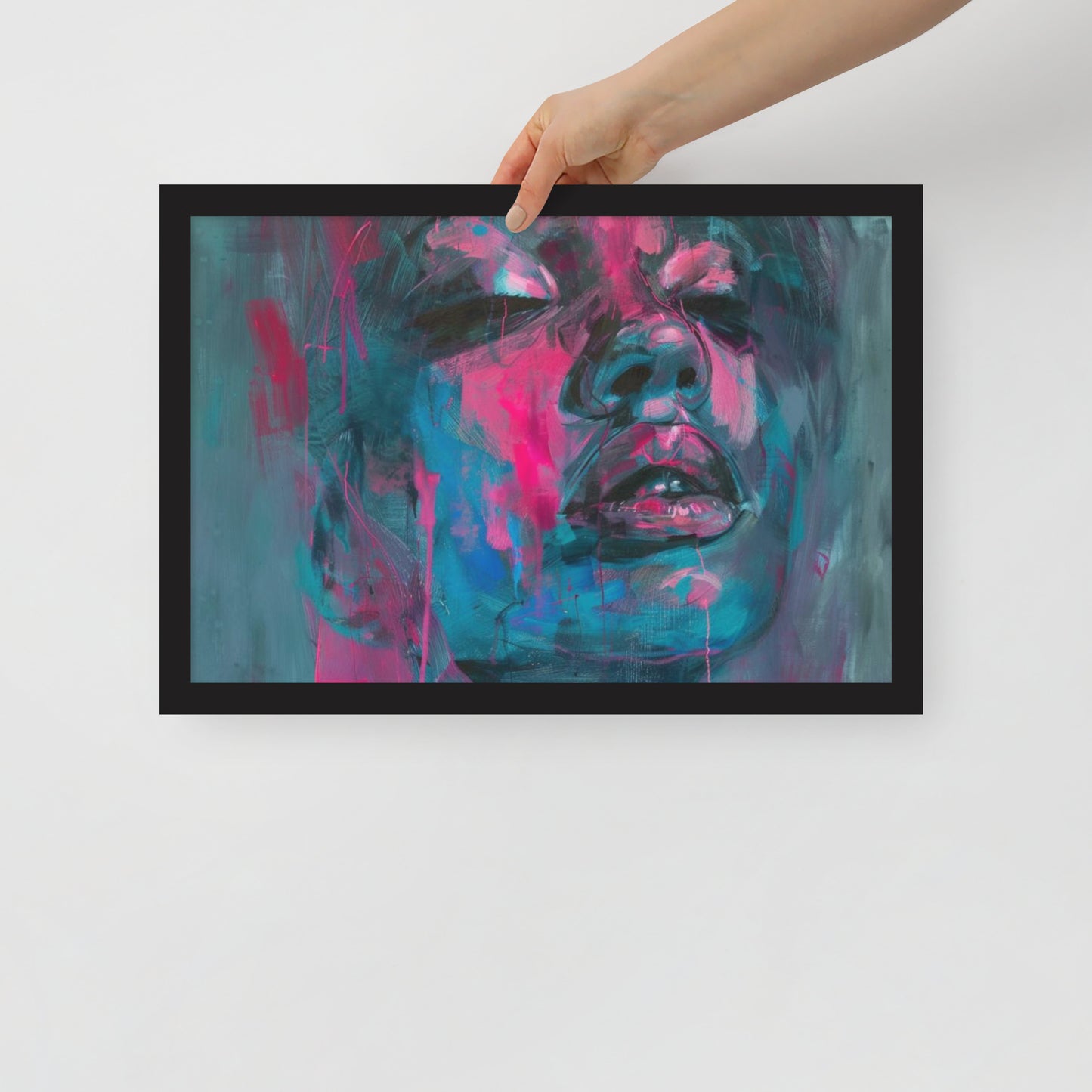 Abstract Portrait Framed Poster