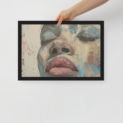 Abstract Portrait Framed Poster