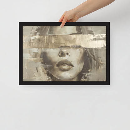 Abstract Portrait Framed Poster